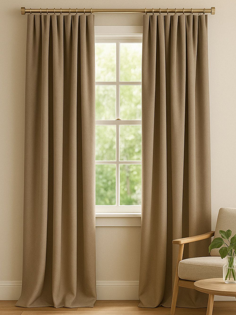 Габардин 150 г/м², 150 см / 3 метра, TBY.150894.3, цв.S894 бежевый