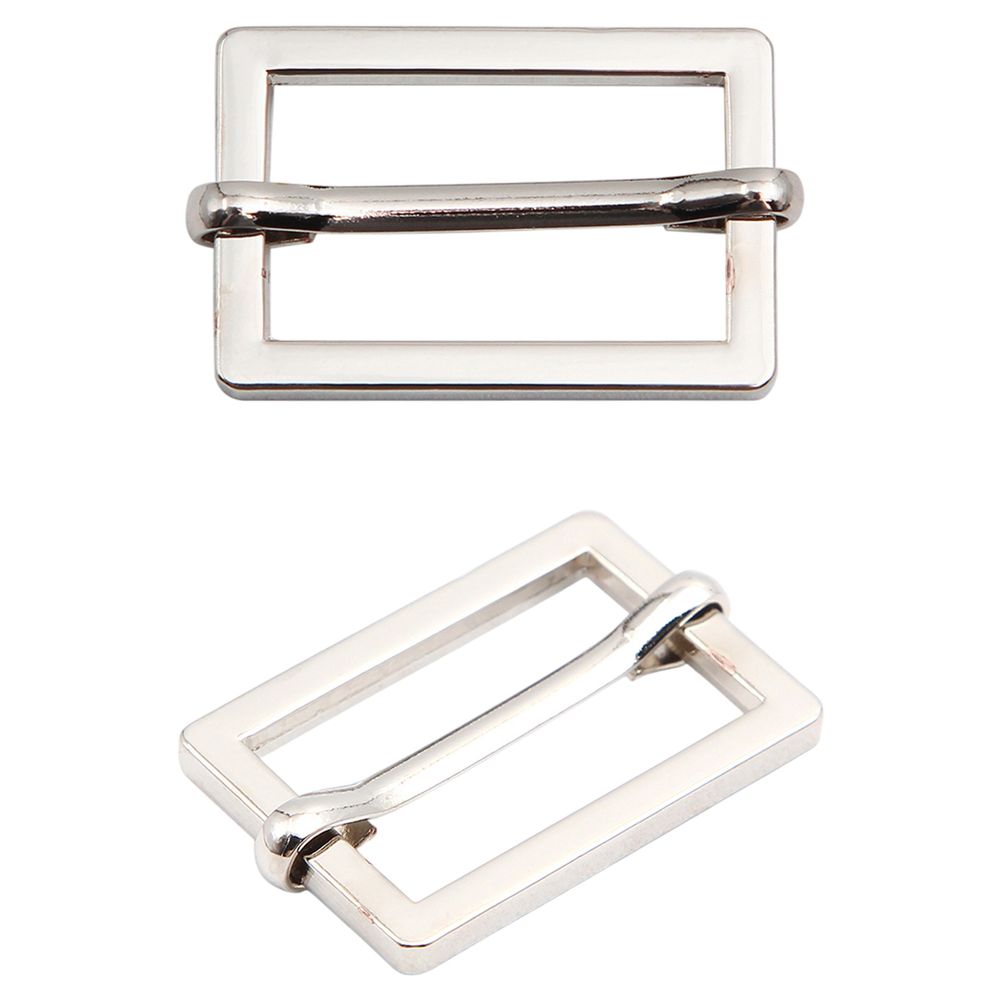 Рамка регулировочная металл литая с подвижной планкой 25 мм /31х21 мм, ⌀3 мм/, никель, 4 шт