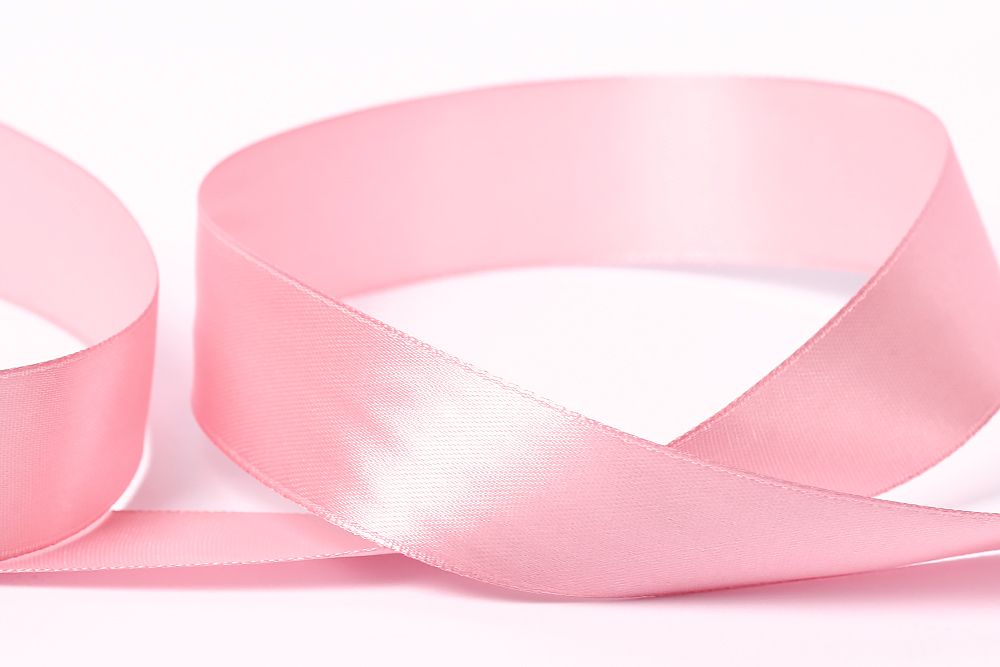 Лента атласная 1-сторонняя 25.0 мм / 33±2 метра, 138 розовый, Gamma