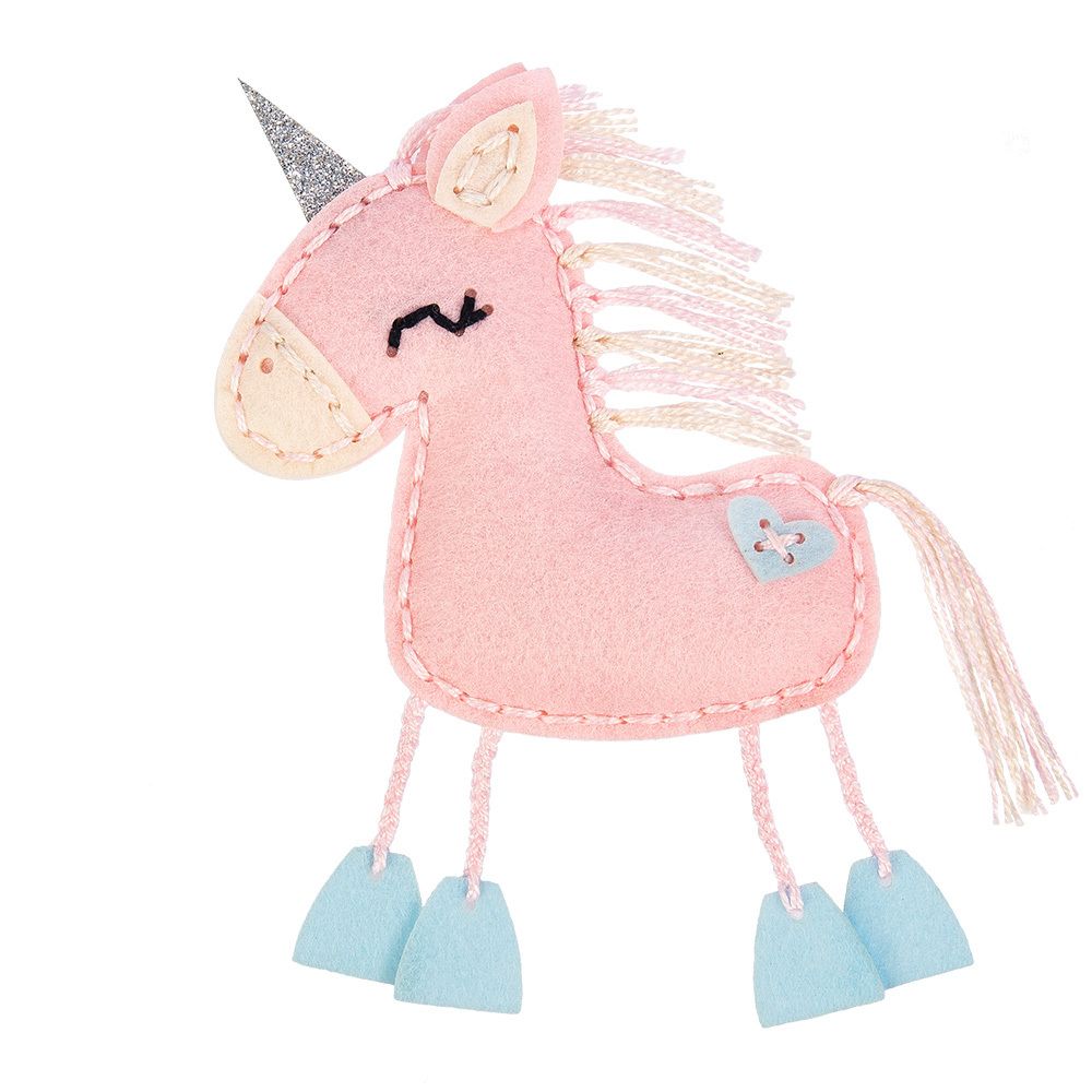 Набор для шитья игрушки Единорожка 14 см, Miadolla KD-0330