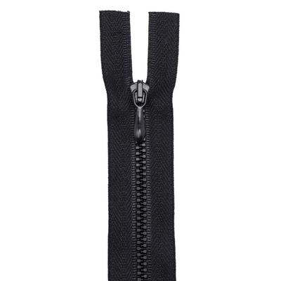 Молния трактор Arta Т5 (4.5 мм) 1 зам., разъем., 45 см, цв. 077 черный, уп.5 шт