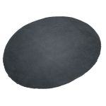 Заплатки термоклеевые из замши: овал 9.4х11.4 см - 2 шт, овал 9.9х12.7 см - 2 шт, 100% кожа, 30 черный, 5215