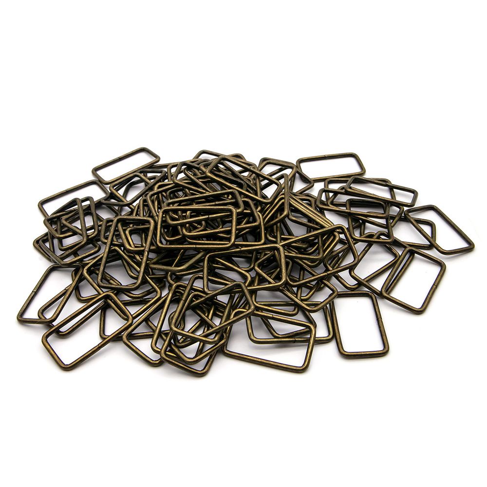 Рамка прямоугольная металл 40х3 мм (латунь), 100 шт