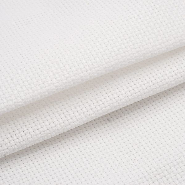 Канва для вышивания 18 ct, 150 см / 50 метров, белая, 624010-18C/T Bestex