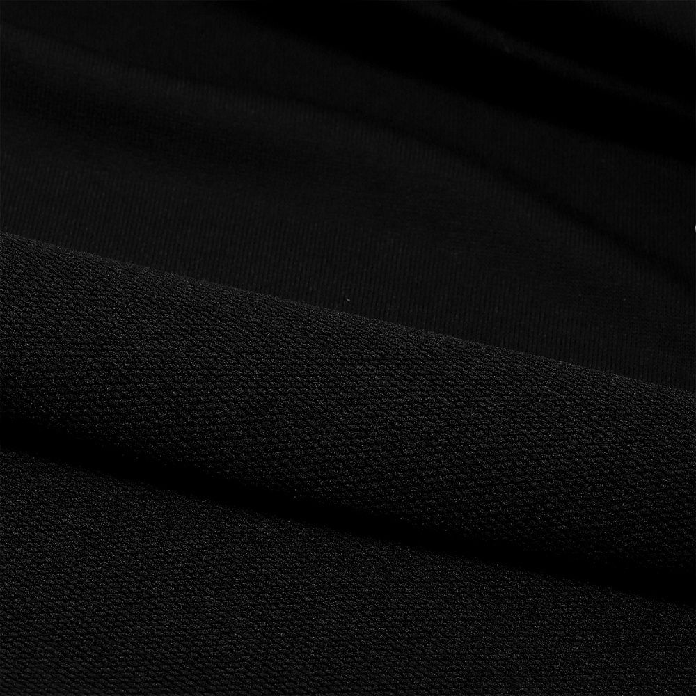 Футер 2-нитка петля поливискоза стрейч 220 г/м², 160 см / 3 метра, ФУТ2Х.TBY.ПЭ-ВИС.ЧЕР.3, цв.черный