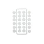 Кнопки для легких тканей, прозрачные, 7 мм, упак. 12 комплектов, Hobby&Pro, 5 упак