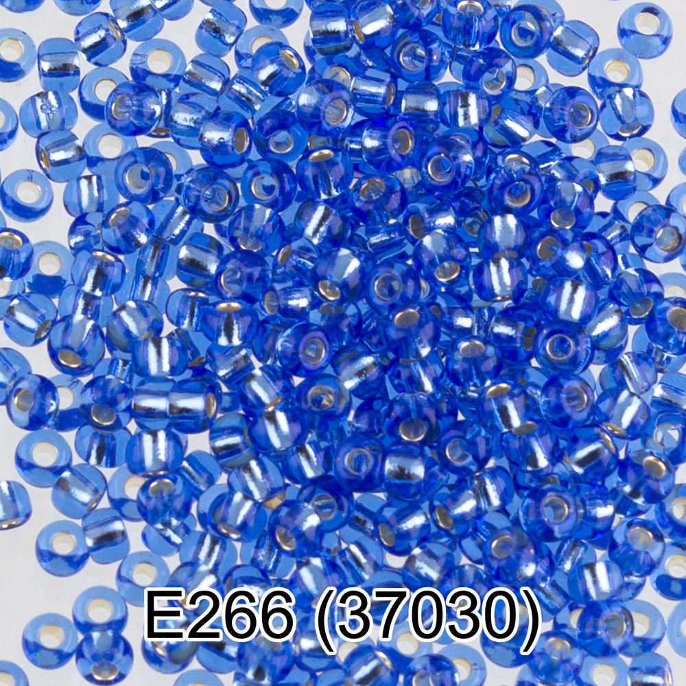 Бисер Gamma 10/0 (2.3 мм), 50 г, E266 св.голубой, 37030, круглый 5