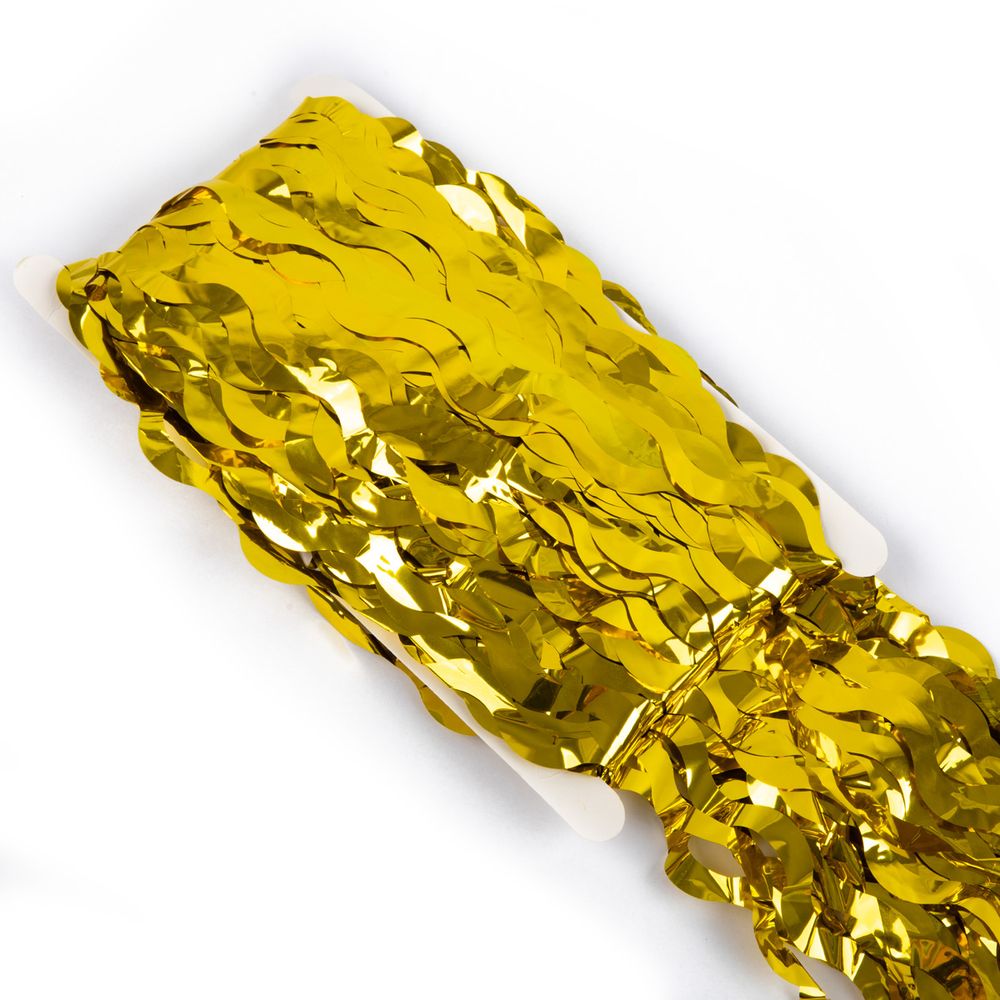 Занавес Дождик 100х200 см, 01_золотая волна, Boomzee GBZ-15