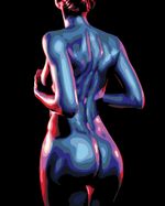 Картина по номерам Фрея PNB/PLB-255, В свете неона, (эффект черного холста) 50х40 см