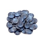 Пуговицы 4 прокола мужская костюмные 543294/4 32 (5422 синий/глянц.), 50 шт