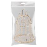 Миниатюра кукольная: Клетка металл 7х11 см, Blumentag MET-401