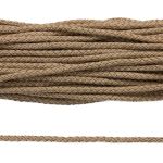 Шнур полипропилен круглый вязаный ⌀6.0 мм / 100 метров, 6-04 бежевый