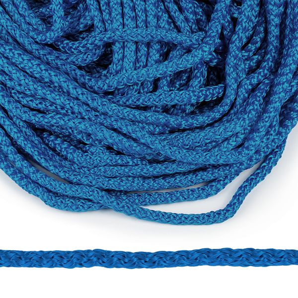 Шнур полипропилен круглый ⌀6.0 мм / 100 метров, пп6 для люверсов пикколо, синий
