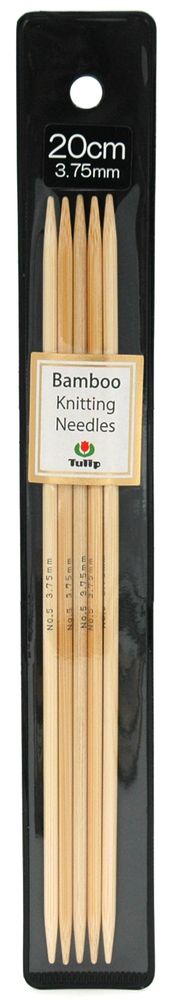 Спицы чулочные Tulip Bamboo ⌀3,75 мм, 20см, KND080375 /TOS/