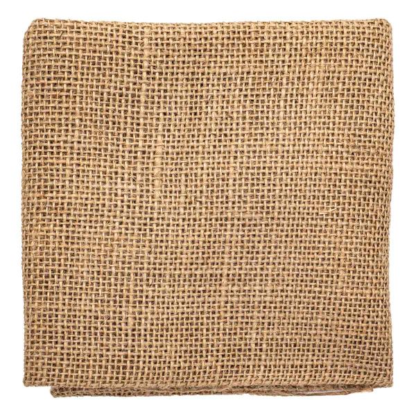 Ткань для рукоделия рогожка 100% лен 48х45см, натуральный