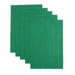 Фетр листовой 1 мм, 20х30 см, 5 шт, 049 т.зеленый, Blitz FKC10-20/30