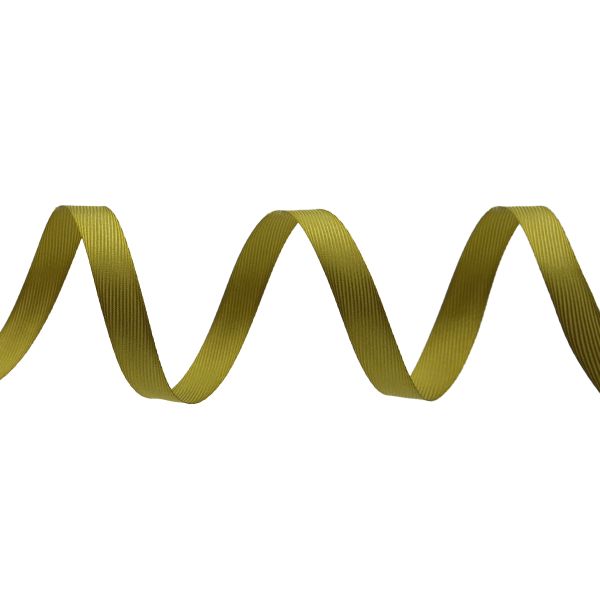 Лента декоративная ёлочка 15.0 мм / 20±1 метров, 73 желто-зеленый