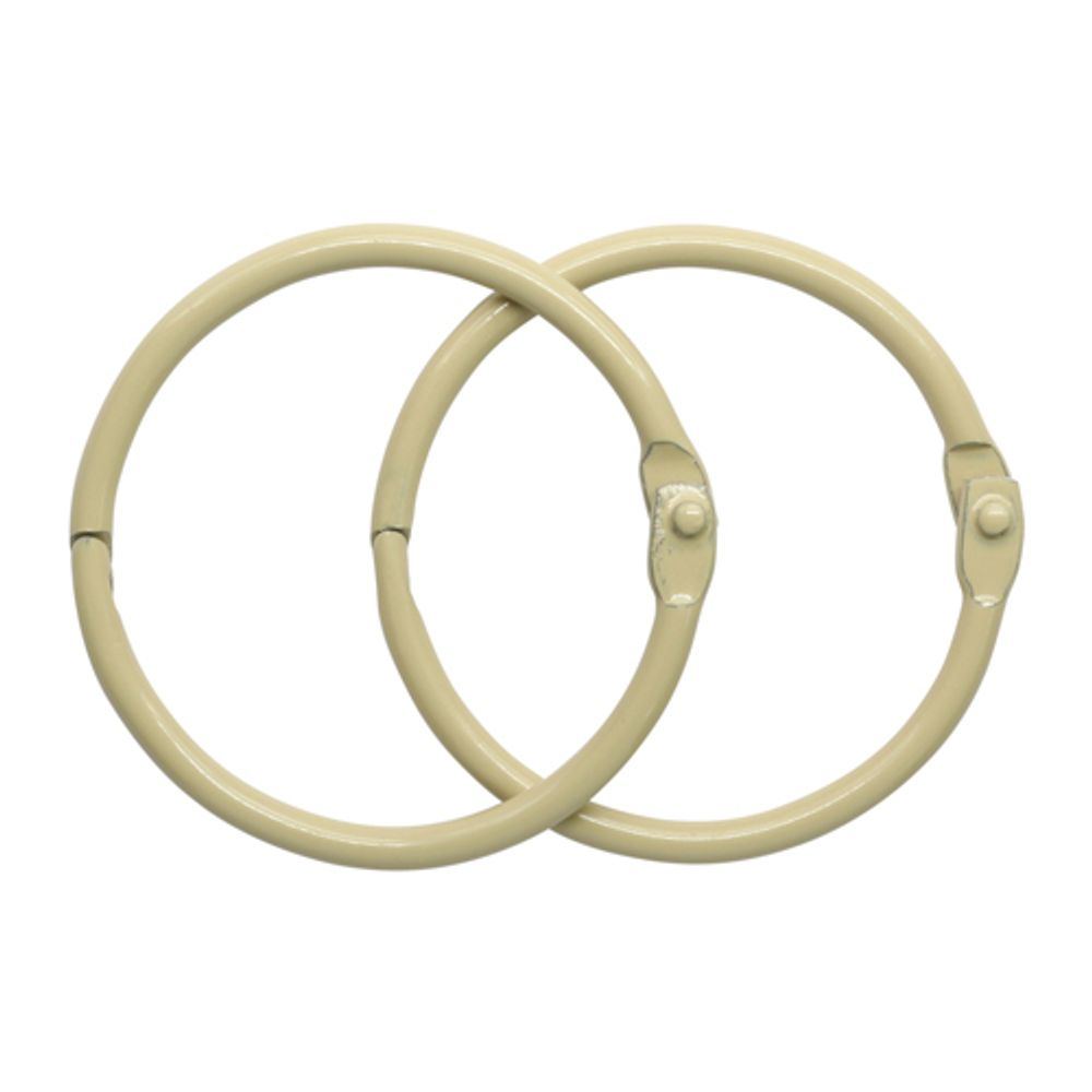 Кольца для альбомов 4см, уп/2 шт, молочный Кольца для альбомов 4см, уп/2 шт, молочный