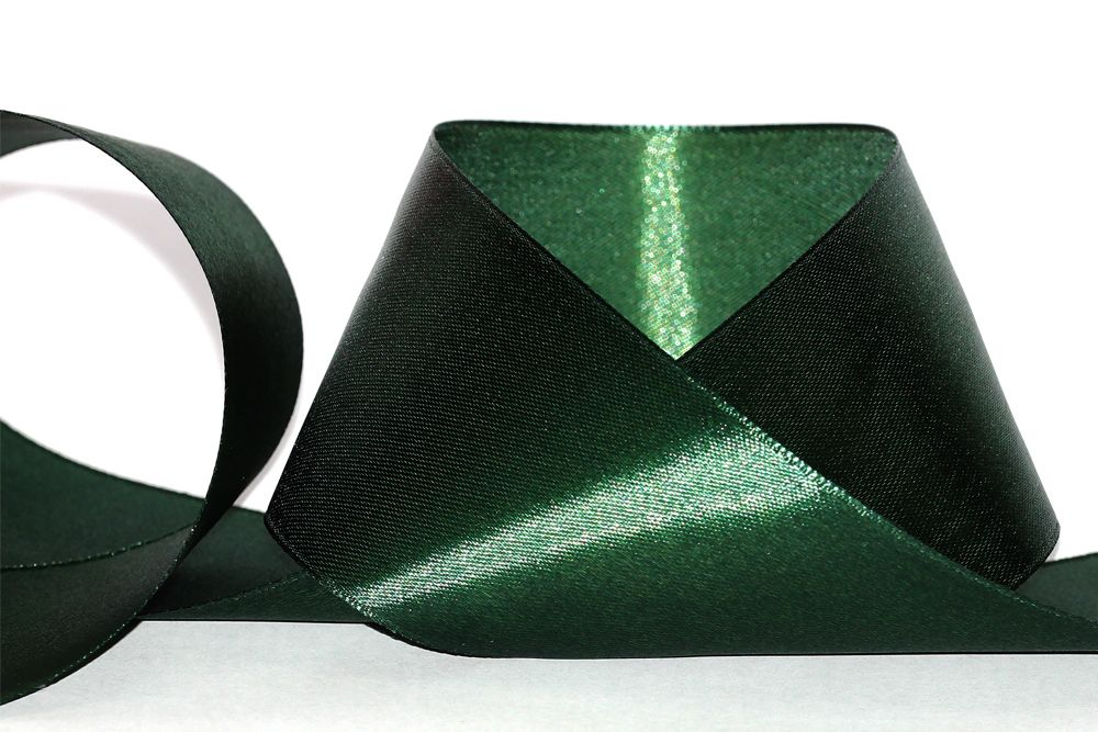 Лента атласная 1-сторонняя 50.0 мм / 33±2 метра, 036 т-изумрудный, Gamma