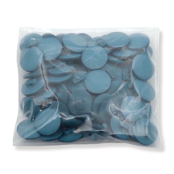 Пуговицы на ножке 24L (15мм) (Sea (морской)) NE68, 72 шт