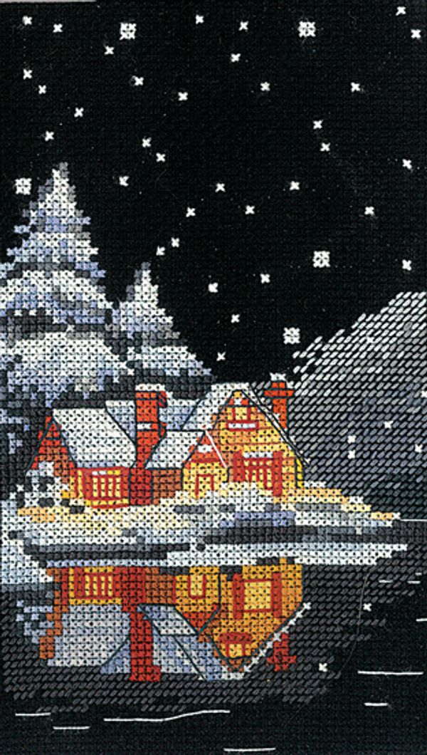 Набор для вышивания нитками Сделай своими руками, Отражение. Уют 9х16см