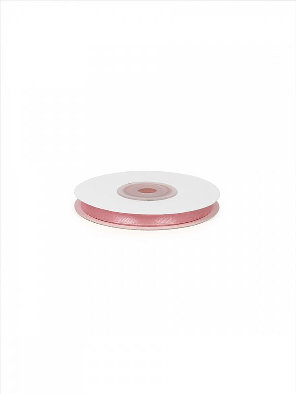 Лента атласная 1-сторонняя 6.0 мм / 22.5±1 метра, 3058 св.гр.розовый, Magic4Hobby
