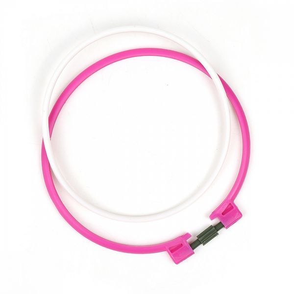 Пяльцы пластмассовые ⌀21см, 10 шт