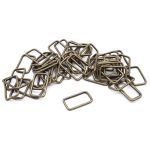 Рамка прямоугольная металл 26 мм /30х17 мм, ⌀2 мм/, латунь, 50 шт, 2AR043