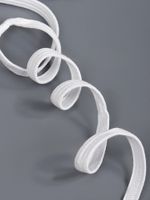 Резинка бельевая (стандартная) 6.0 мм / 200 метров, 3.9 г, вязаная, белый