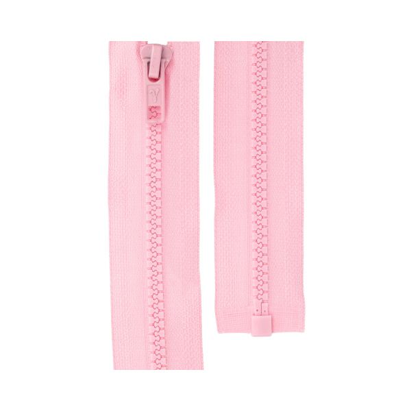 Молния трактор Т5 (5 мм) 1 зам., разъем., 45 см, 133 св.розовый, G3051 Gamma, 10 шт