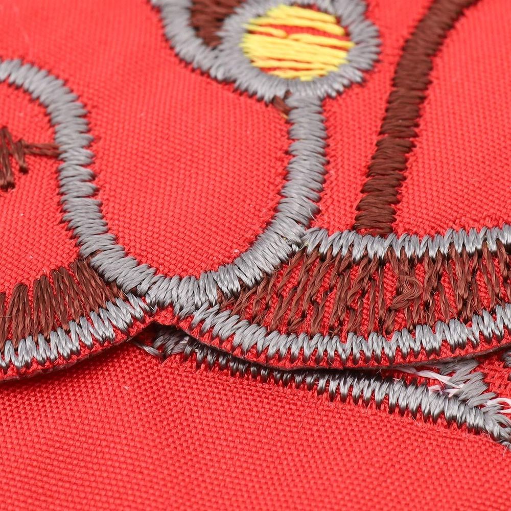 Термоаппликация Машинка, 110х70мм 10 шт (красный), 2248