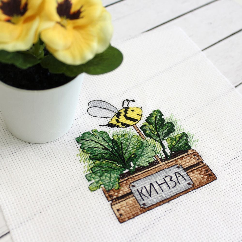 Набор для вышивания МП Студия Кинза 9х10см, М-638