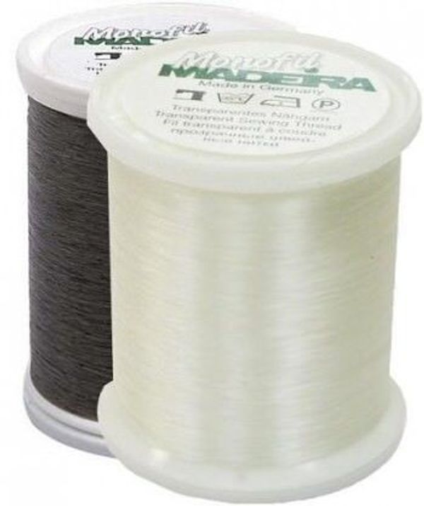 Нитки для потайного шва Madeira Monofil №60, 1000 м, цв. белый, 9761, 5 катушек