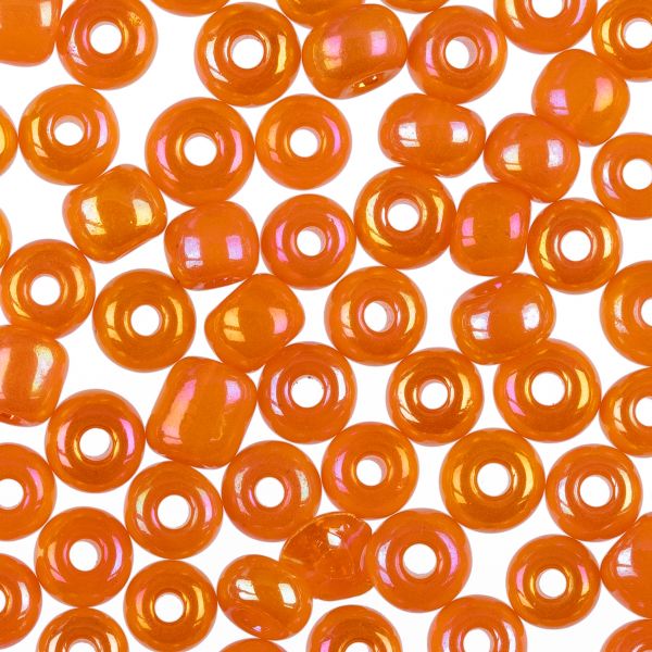 Бисер Zlatka 6/0 (4.1 мм), 100 г (10х10 г), №0410 т.оранжевый, GR