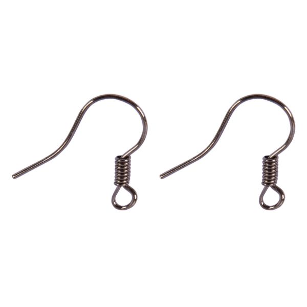 Швензы 15 мм, 10 шт, №03 черн.никель, Zlatka DC-071/10