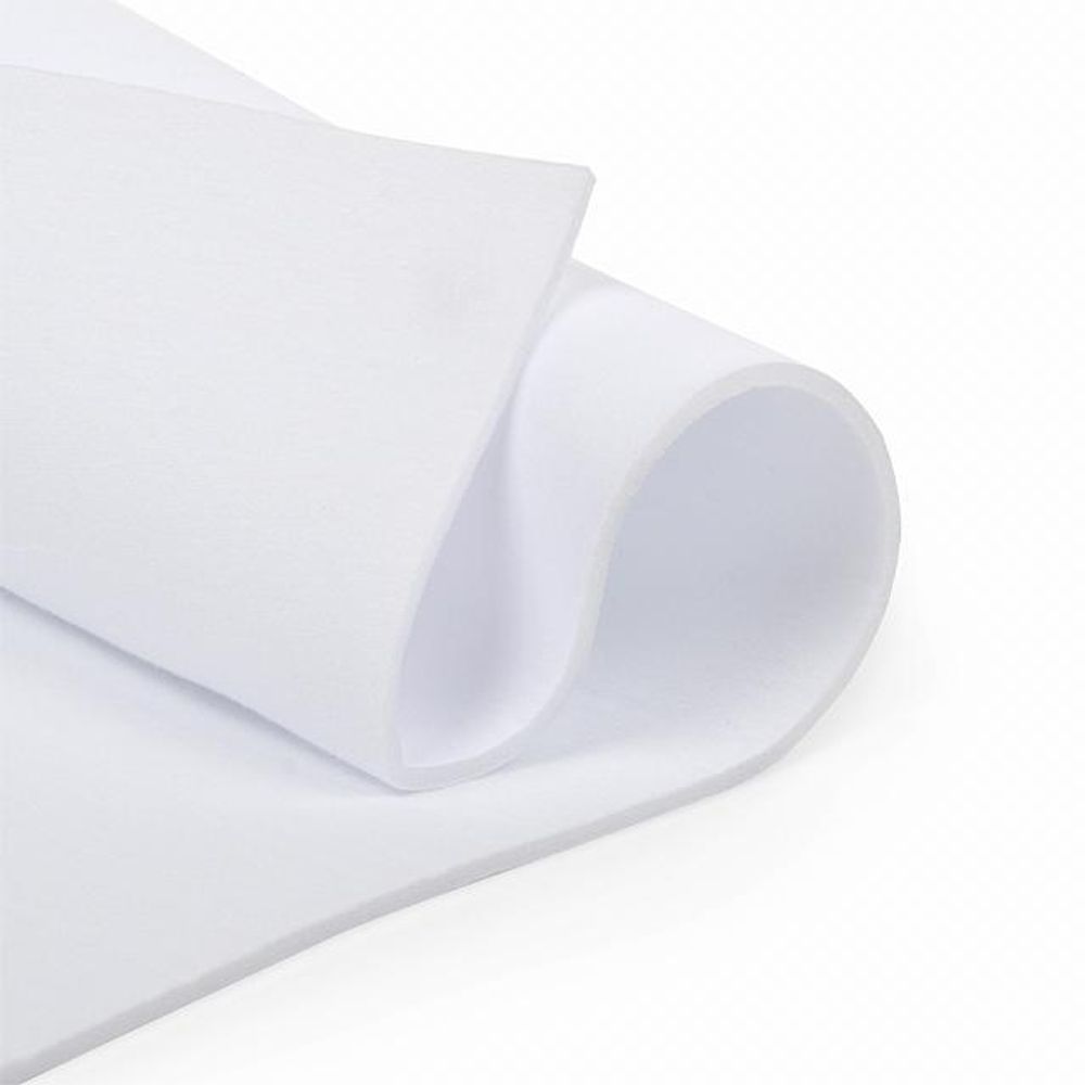 Бельевой поролон ламинированный 3 мм, 001 белый, шир. 150 см, рул.20м
