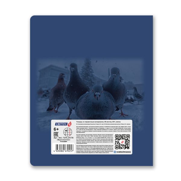 Тетрадь со справочным материалом Мраксимализм, A5 48 л. на скобе 60 г/м², белизна 90% 10 шт клетка, 01778 Мраксимализм География, Светоч Т274