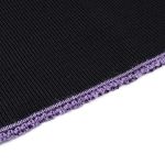 Подвяз средней плотности (100% полиэстер), 1*1, высота 14см (7см*2), длина 70-73см (8001 черный)