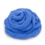 Шерсть для валяния Троицкая п/тонкая 1х100 г (до 29 мкр), 98 лесной колокольчик