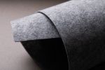 Фетр листовой жесткий 1.2 мм, 33х53 см, 892 серый (меланж), Gamma FKS12-33/53