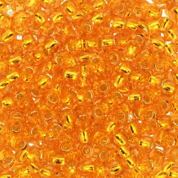 Бисер Toho 11/0 круглый (2.2 мм), 25 г (5х5 г), 0030 оранжевый