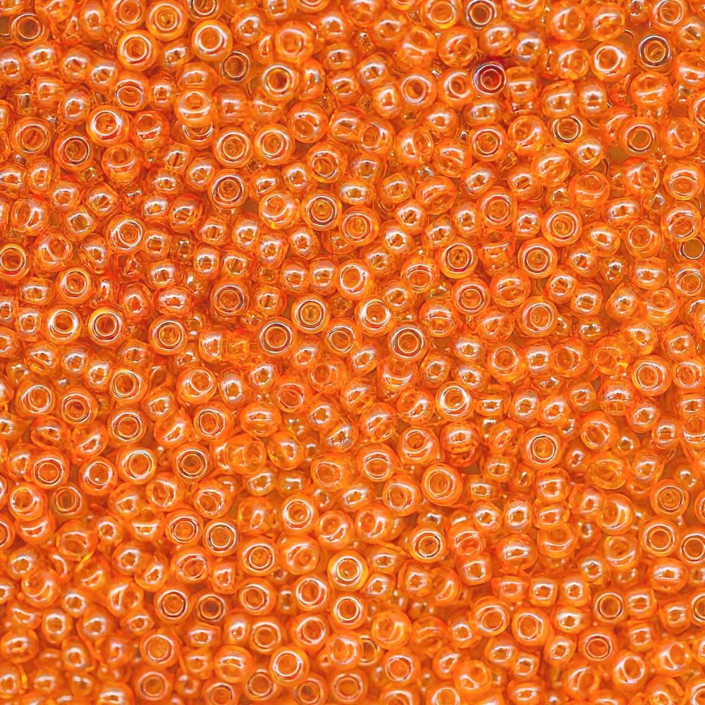 Бисер Preciosa 10/0 (2.3 мм), 500 г, прозрачный с покрытием, круг.отв., (96000) 331-19001-10/0