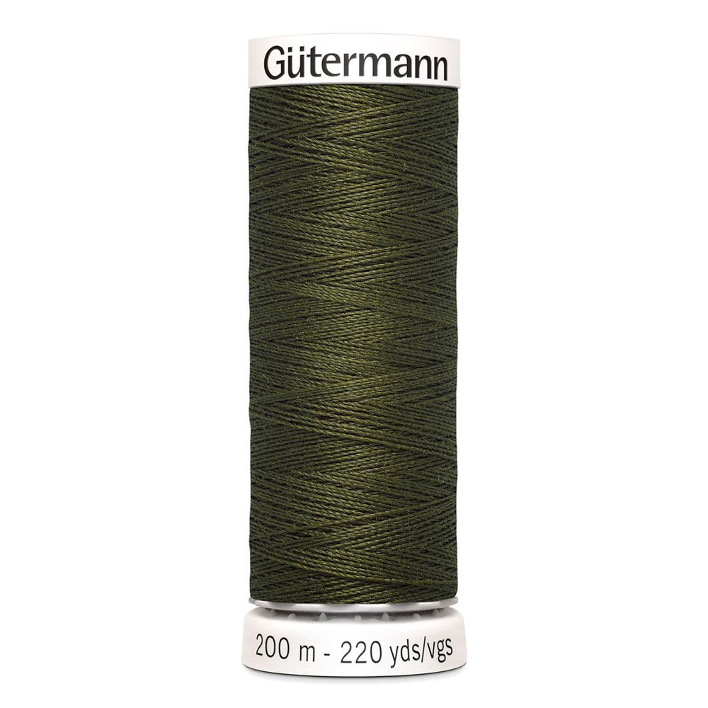 Нитки универсальные Gutermann Sew-all, 200м, 399 серо-оливковый хаки