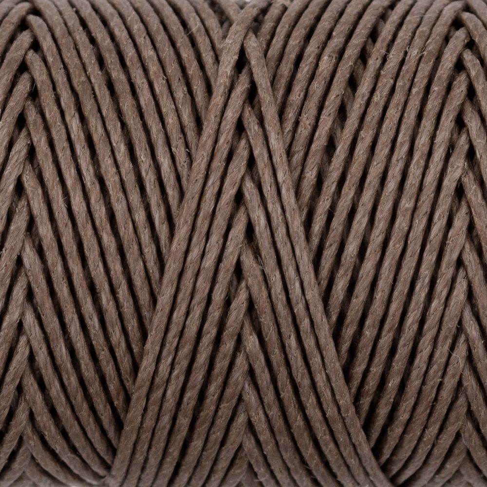 Нитки для кожи вощёные кручёные (Рами) 0.55 мм, 25 м, 007 серый, LC-004, Промысел