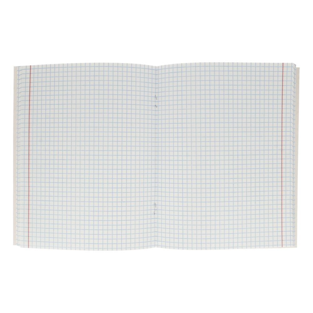 Тетрадь Ботаника A5 96 л. на скобе 60 г/м², 6 шт, клетка, SVT 960621 01 гусиная лапка, черно- белый, Светоч