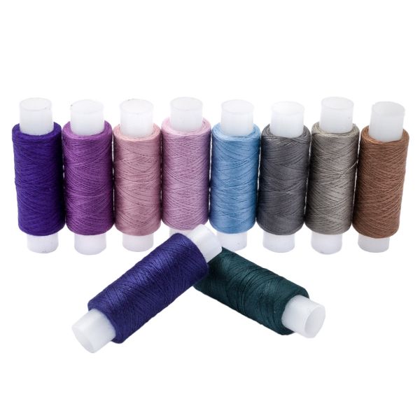 Швейные нитки (набор) 50/2, 10 кат. по 200 метров, ассорти №52, Astra&Craft