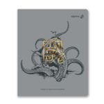 Комплект тетрадей со справочными материалами Архивариус, пластик.обл. 320мкм с тис.золот.фольгой. A5 48 л. 12 шт на скобе 65 г/м², белизна 100% 1 шт клетка/линия, 01889 12 предметов, Светоч Т300