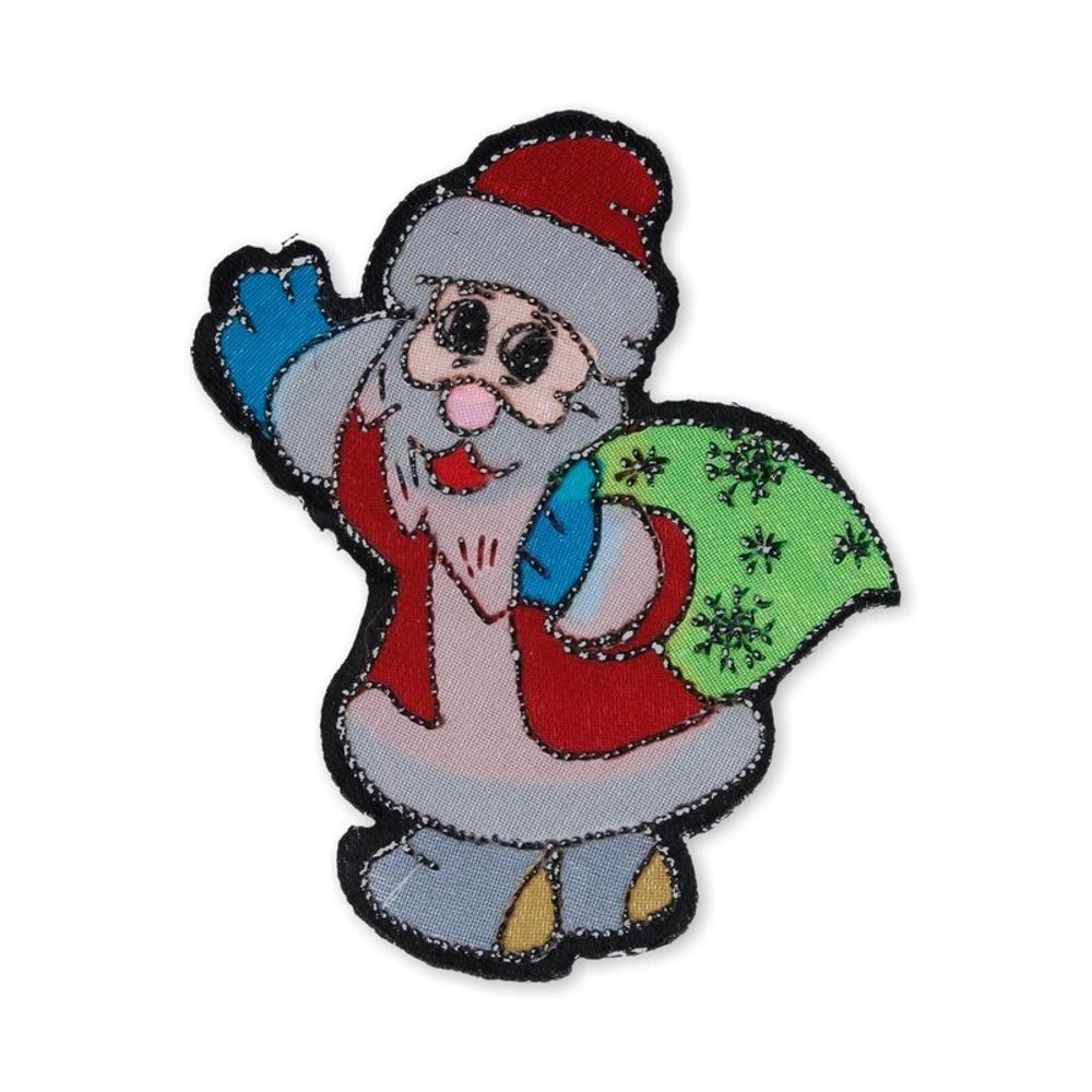 Термоаппликация №2 12 шт, 2-83 Дед Мороз 8х7.5 см, Blitz