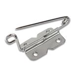 Булавки для бантов и значков 27 мм, железо, 4 шт, под никель, Prym 081405