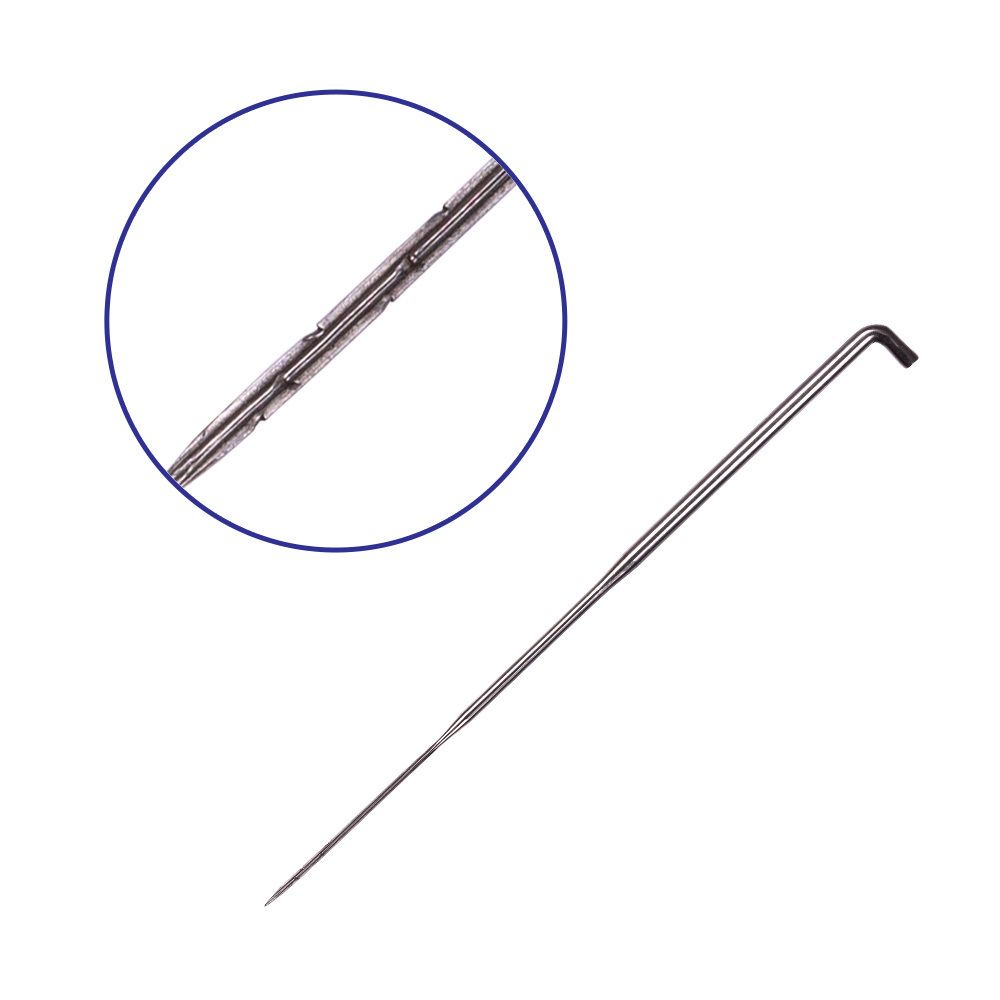 Иглы ручные для валяния (фелтинга) 38 средние, тип четырехлучевая звезда, 5 шт, Gamma FN-010